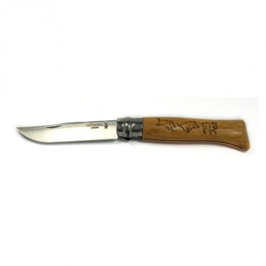 Нож складной Opinel № 8 «Кабан» (дуб)