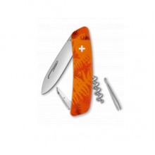 Нож Swiza C01, оранж. filix, 6 ф., штопор