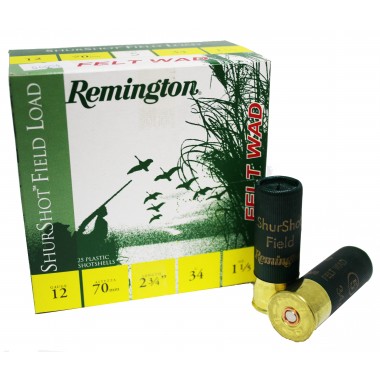 Патрон Remington Shurshot Field Load FW (б/к) кал. 12/70 дробь №5 (2,9 мм) 34 г