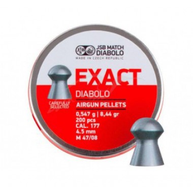 Кулі пневматичні JSB Diabolo Exact. кал. 4.5 мм, Вес - 0.54 г, 200 шт/уп